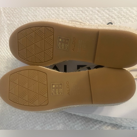 Aldo Picot slight wedge espadrilles Beige size 9 - Picture 7 of 7